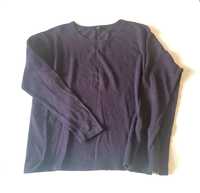 Sweterek oversize fioletowy, H&M, r.L/XL