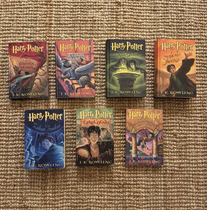 Harry Potter – komplet 7 tomów J.K. Rowling (wydania Media Rodzina)