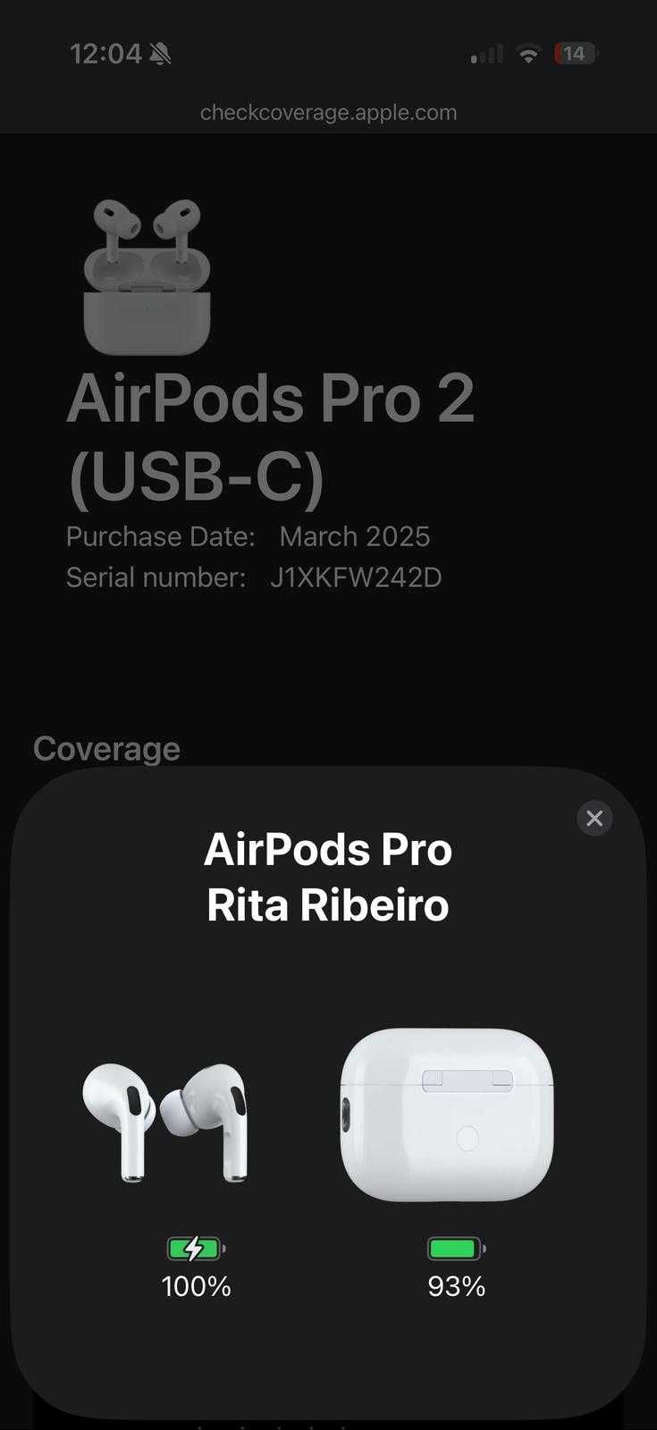 Apple AirPods Pro 2 Geração (USB-C)