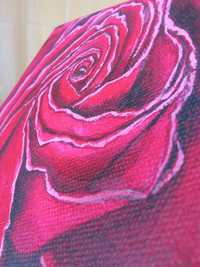 Картина акрил роза