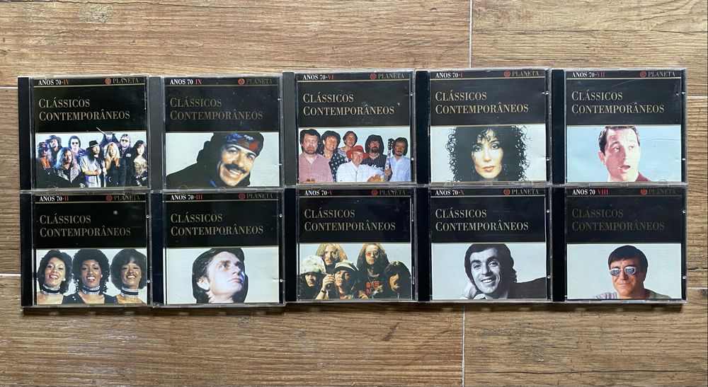Coleção 10 CDs Anos 70 - Clássicos Contemporâneos