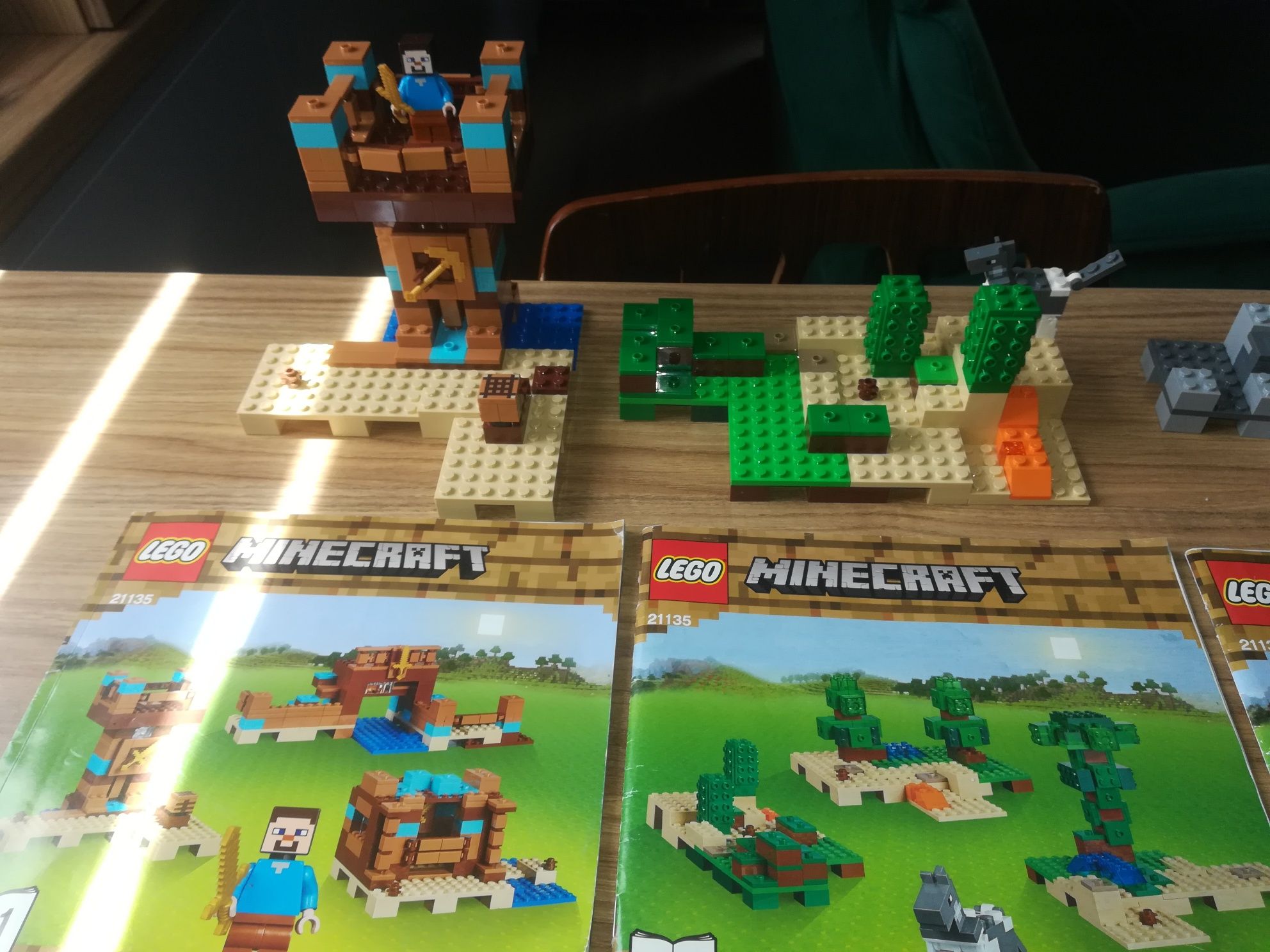 Minecraft 21135 Warsztat kreatywny 2.0 rozłożony