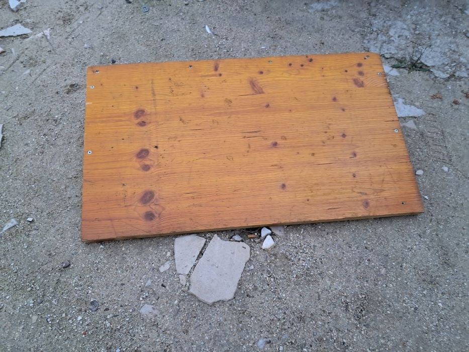 Tabuleiro em madeira para cadeira de rodas