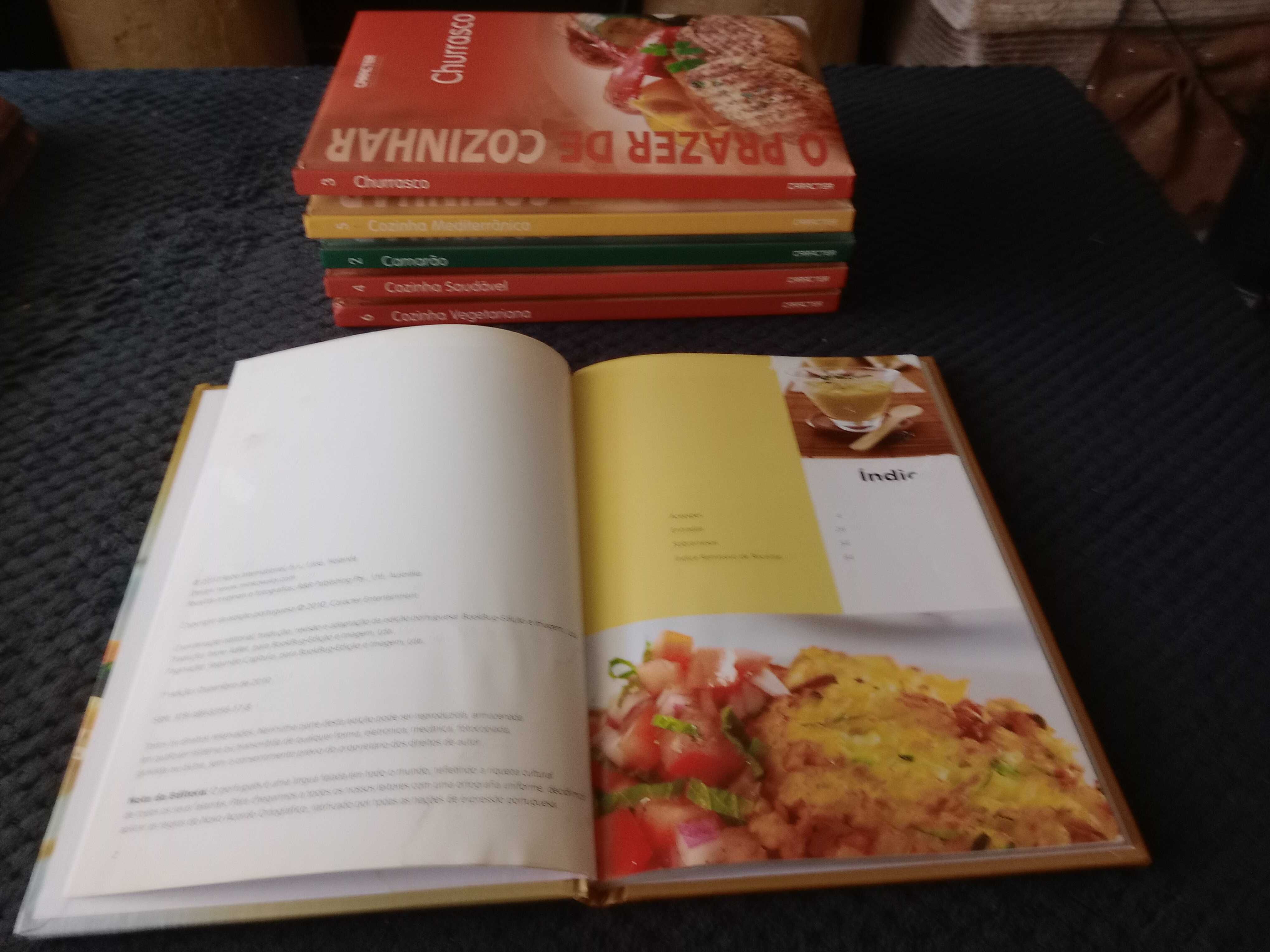 Livros Culinária O Prazer de Cozinhar - 1ª Edição - Coleção completa