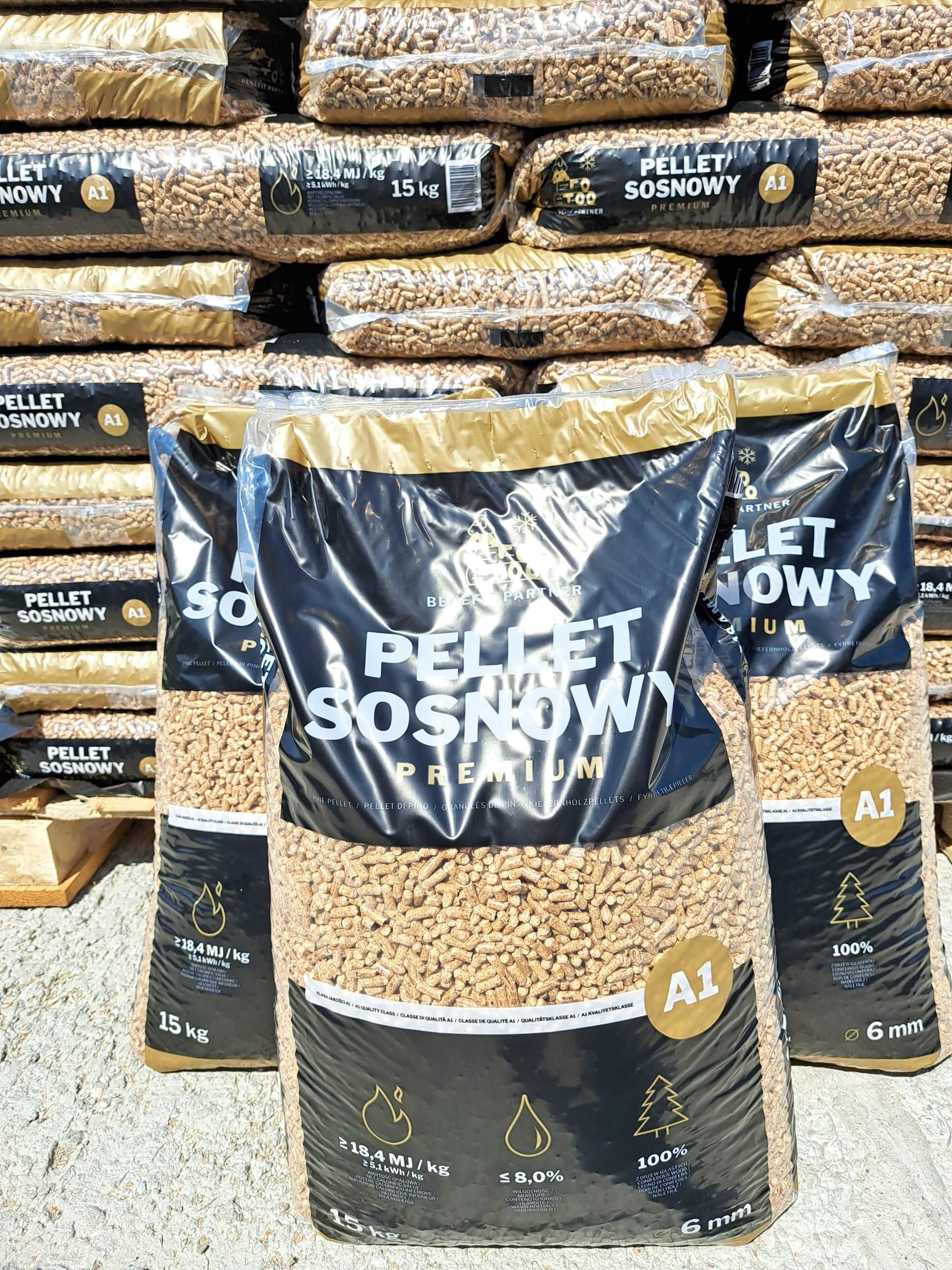 Pellet Sosnowy jakości A1