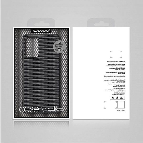 Nillkin Textured Case wytrzymałe wzmocnione etui z żelową ramką i nylo