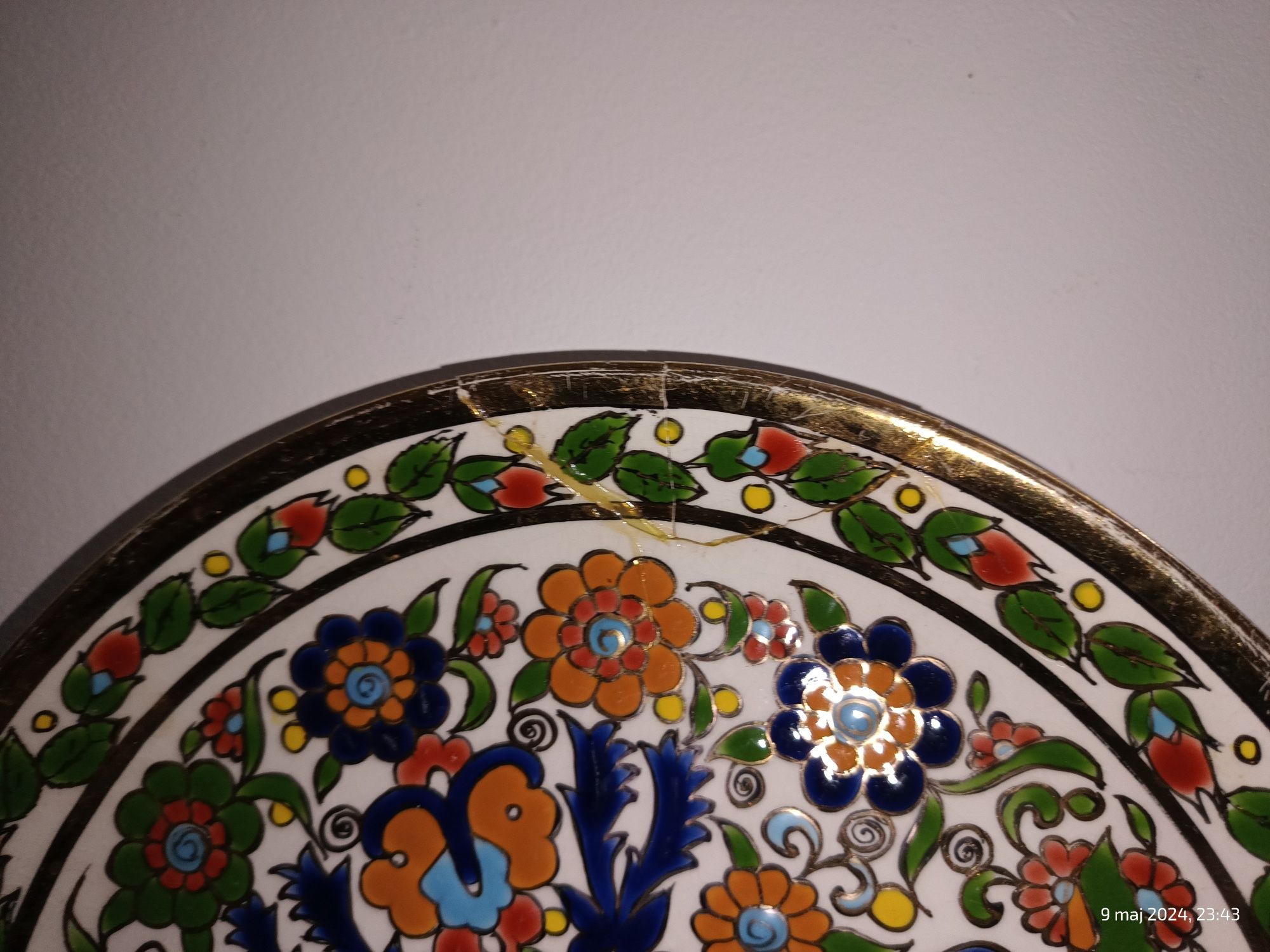 Talerz Ceramiczny  Ozdobny Hand Made Lindos Keramik