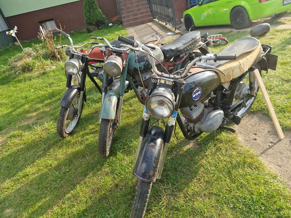 Części wsk 125, wsk 175 lagi rama błotnik Bak koło itp