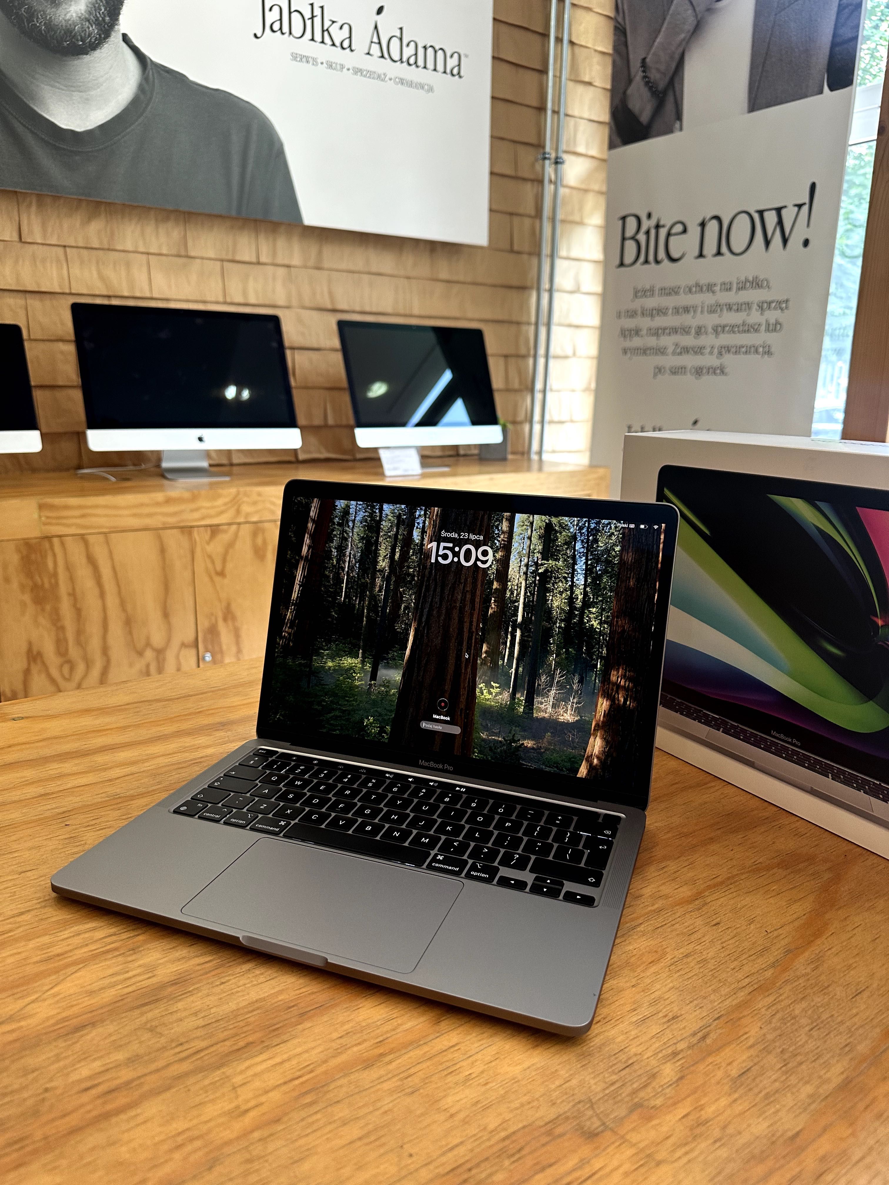 MacBook Pro 13" M2 / 16 GB / 512 GB • Bateria 100% • Gwarancja