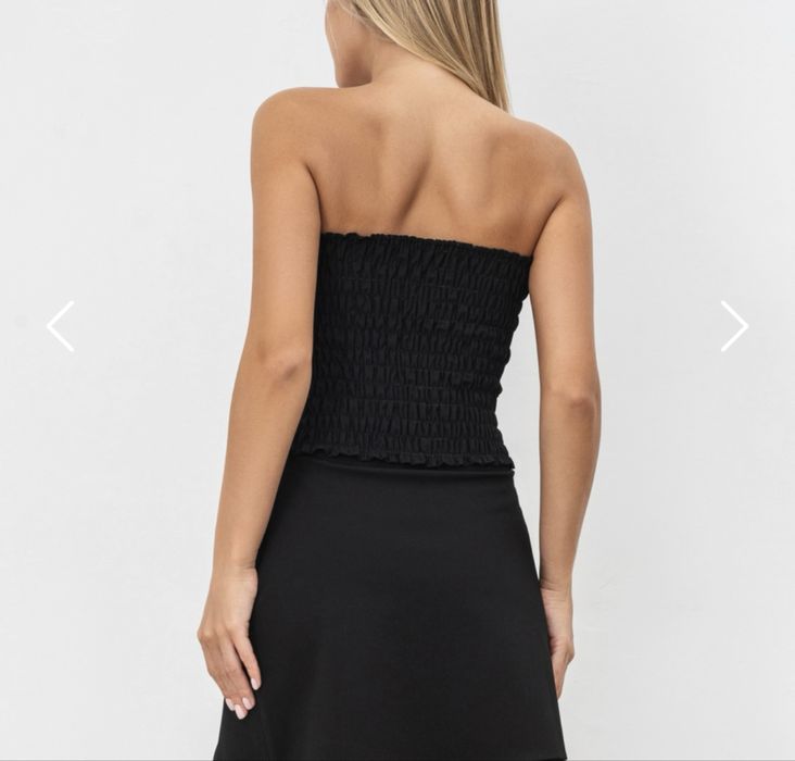 Топ-корсет "БЕРВУД" ROMASHKA чорний