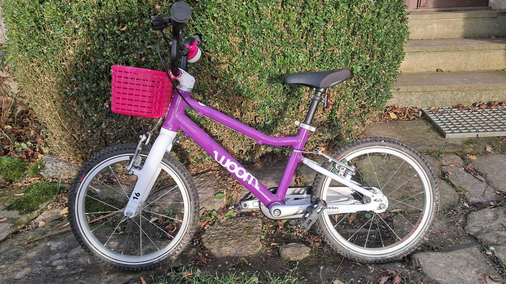 Rowerek Woom 3, fioletowy