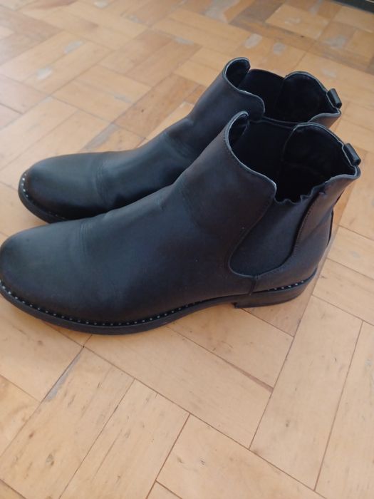 Buty 40/41 jenny fairy sztyblety damskie czarne