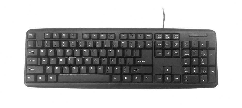 Klawiatura przewodowa Gembird KB-U-103 czarna