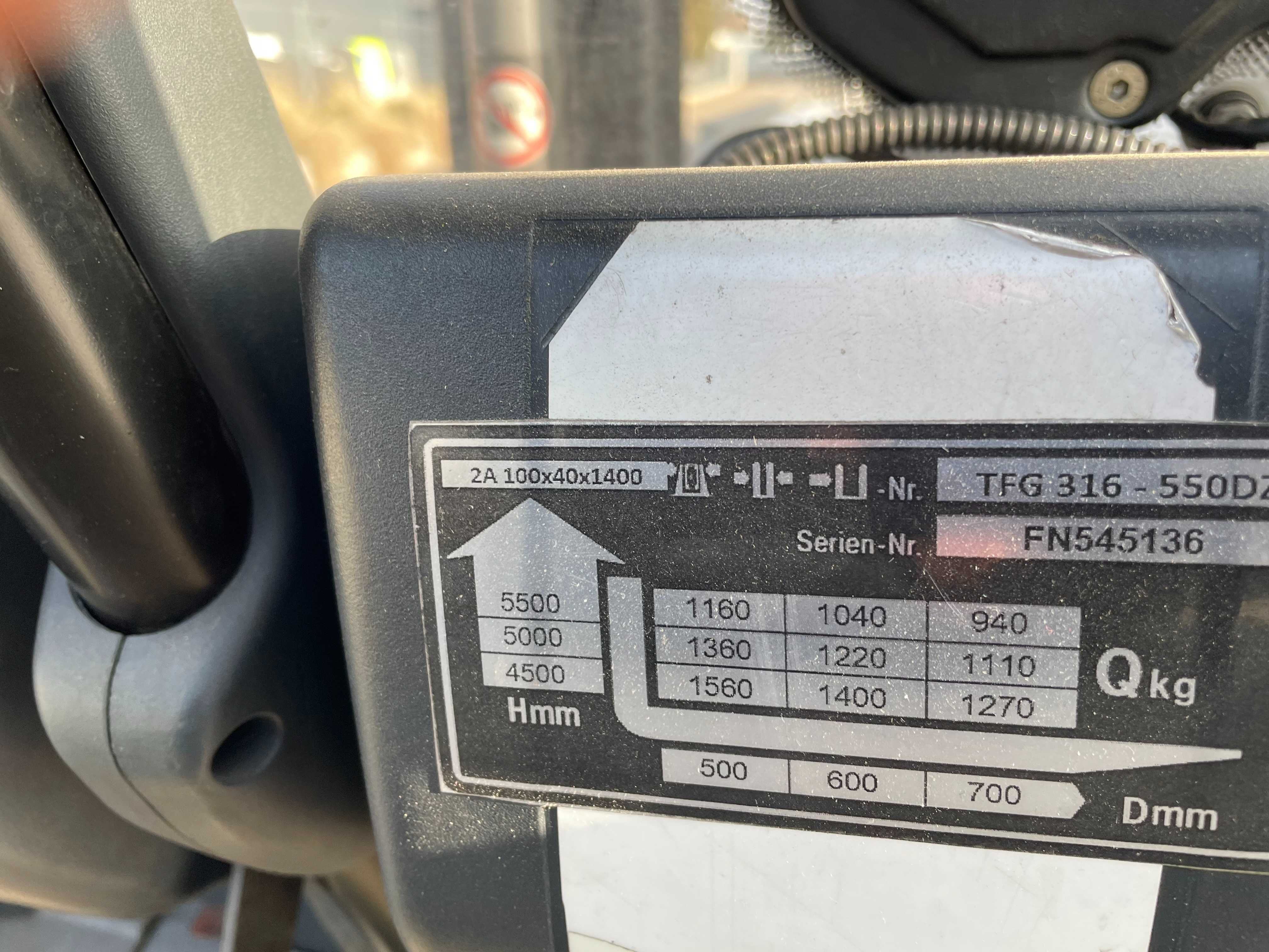 Jungheinrich TFG316,  1600kg, 2017r