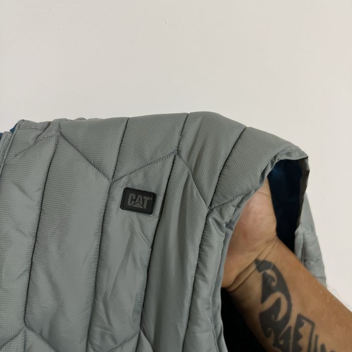 жилетка caterpillar пуховая мужская серая куртка кофта patagonia