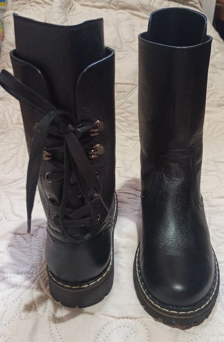 Ботинки женские, натуральная кожа