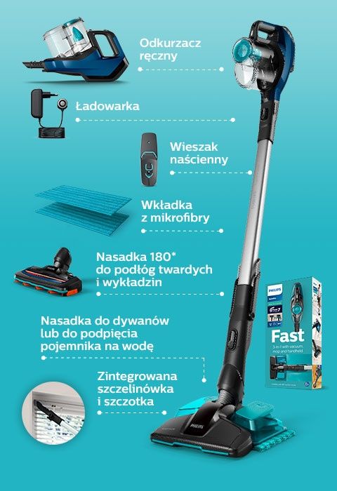 Odkurzacz Philips Pro Aqua 3w1