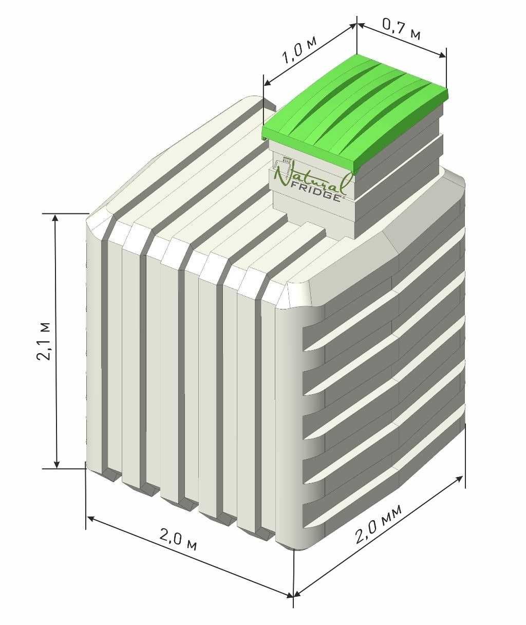 Nowa plastikowa piwnica ziemianka 200x200 100% szczelna Wysyłka raty