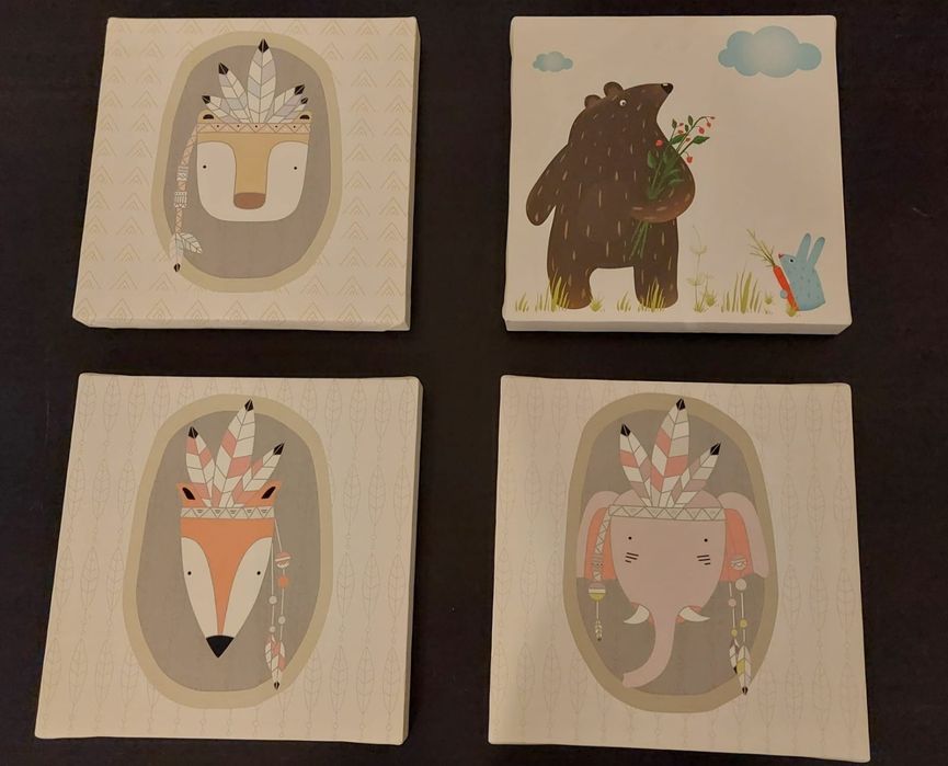 Quadros tipo tela infantis