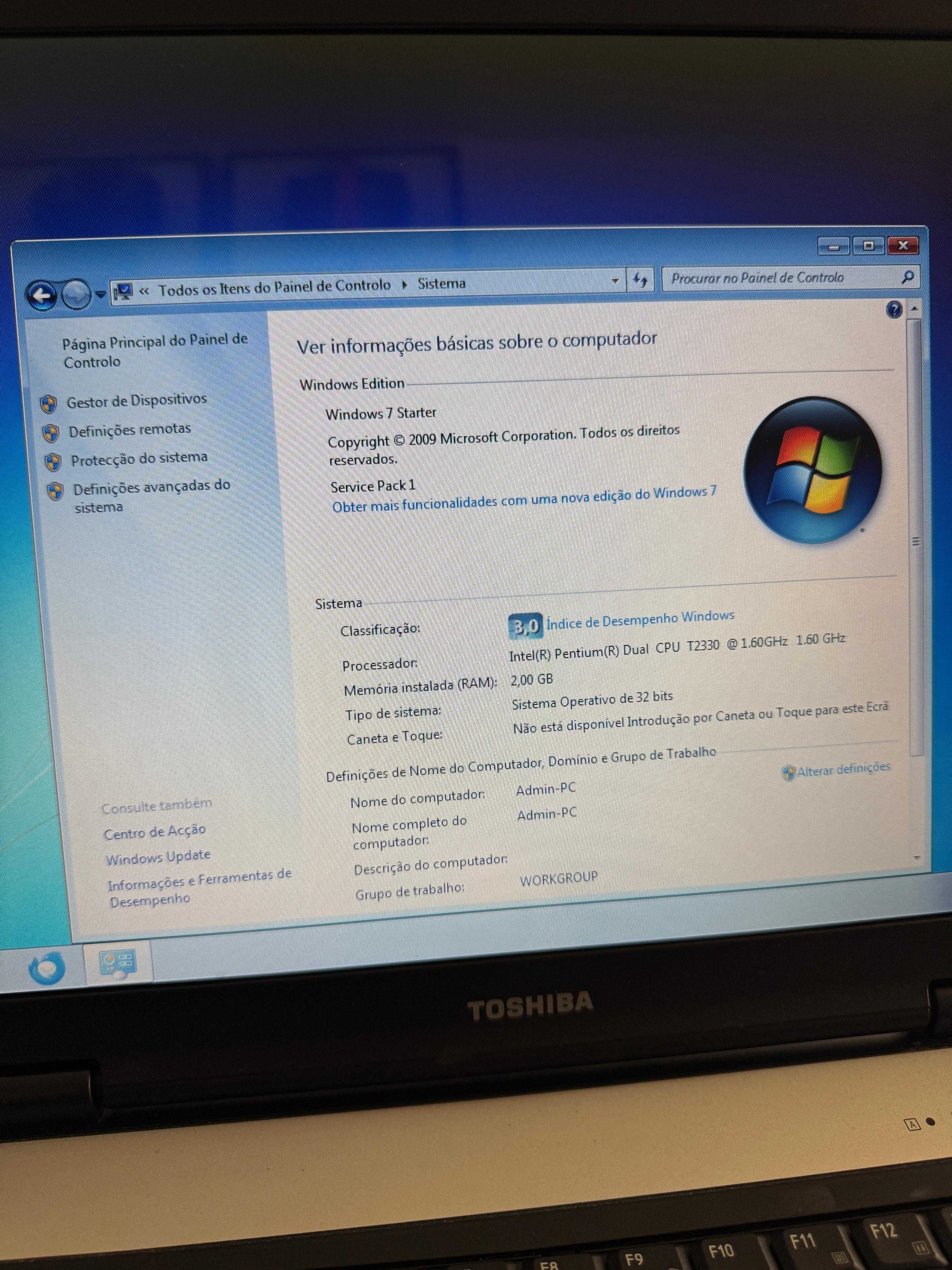 Portátil com acessórios - Toshiba Satellite L40-18L PSL48E
