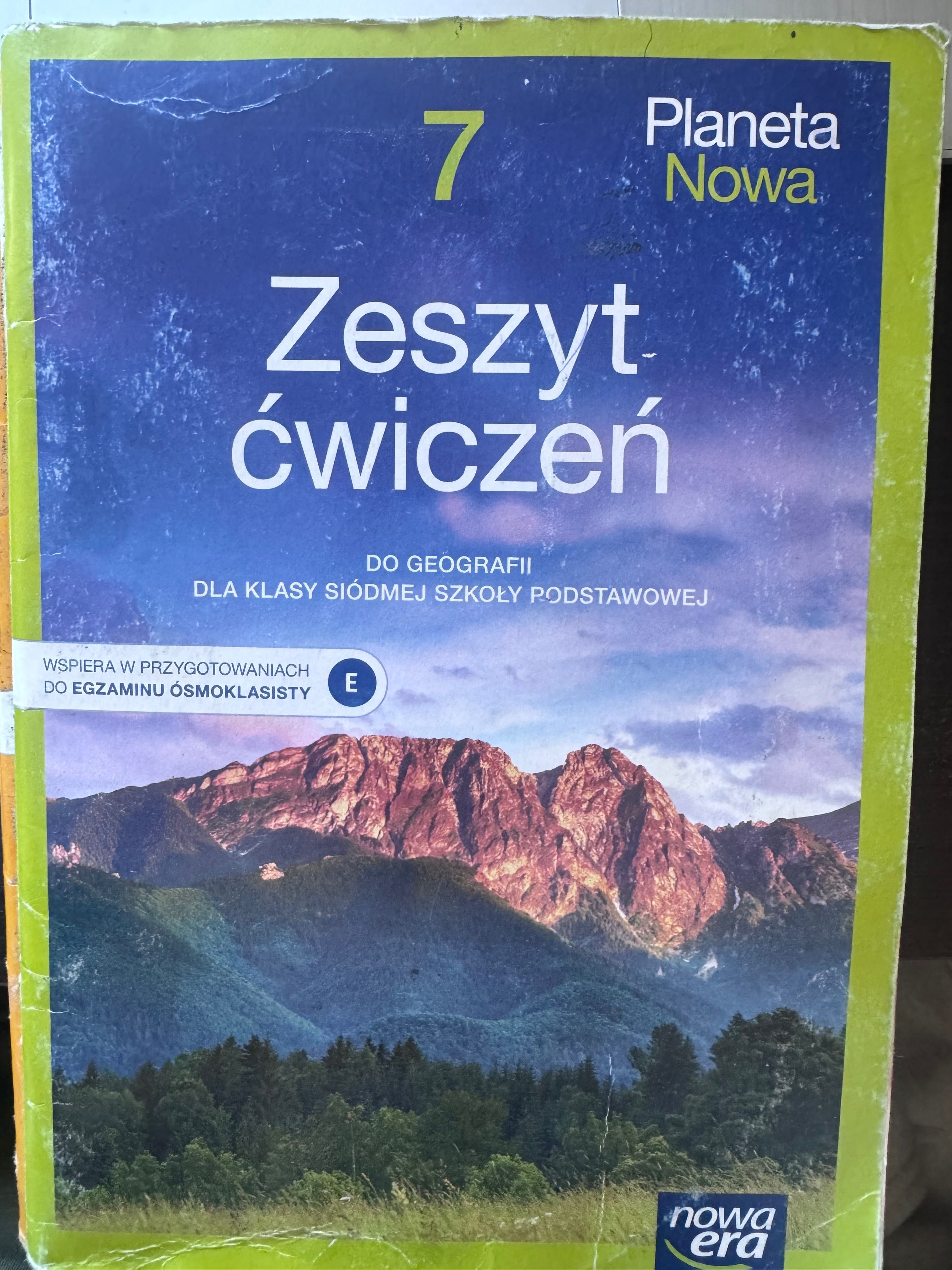 Ćwiczenia do geografii klasa 7