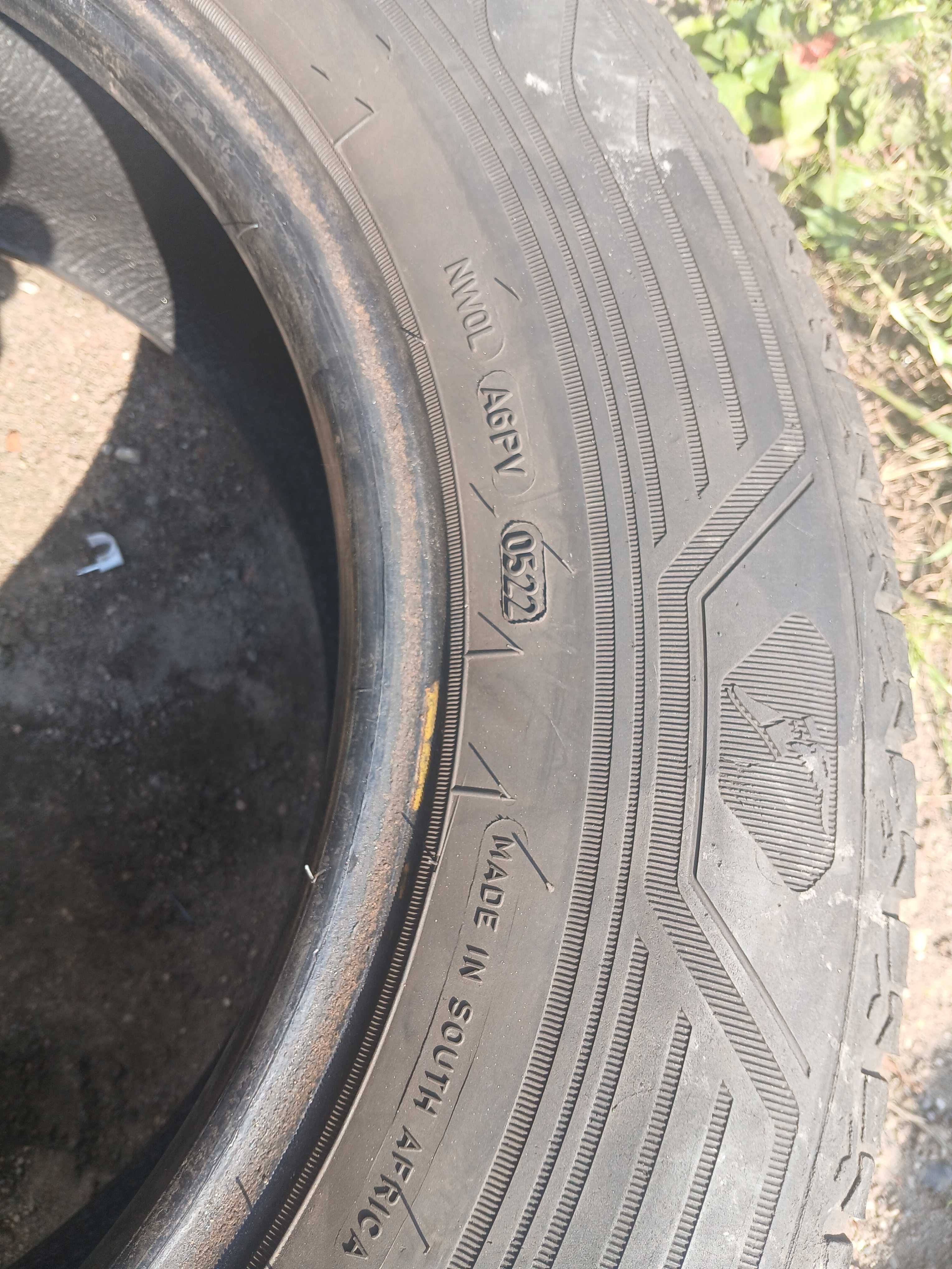 2x używane opony wielosezonowe 215/65 R16C GOODYEAR 2022r Montaż