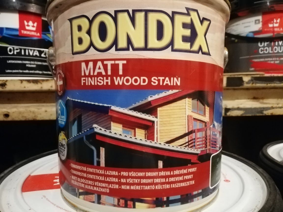 Bondex Mat Finish Wood Stain 2,5 L, Lakierobejca Wykończeniowa