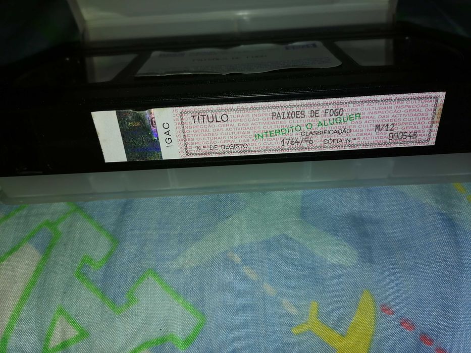 Paixões de Fogo VHS