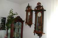 Stary zegar 100 letni i duża kukułka budziki wysprzedaż kolekcji