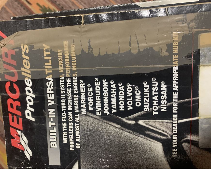 Гребний гвинт Mercury 13 1/4 X 17 Black Max