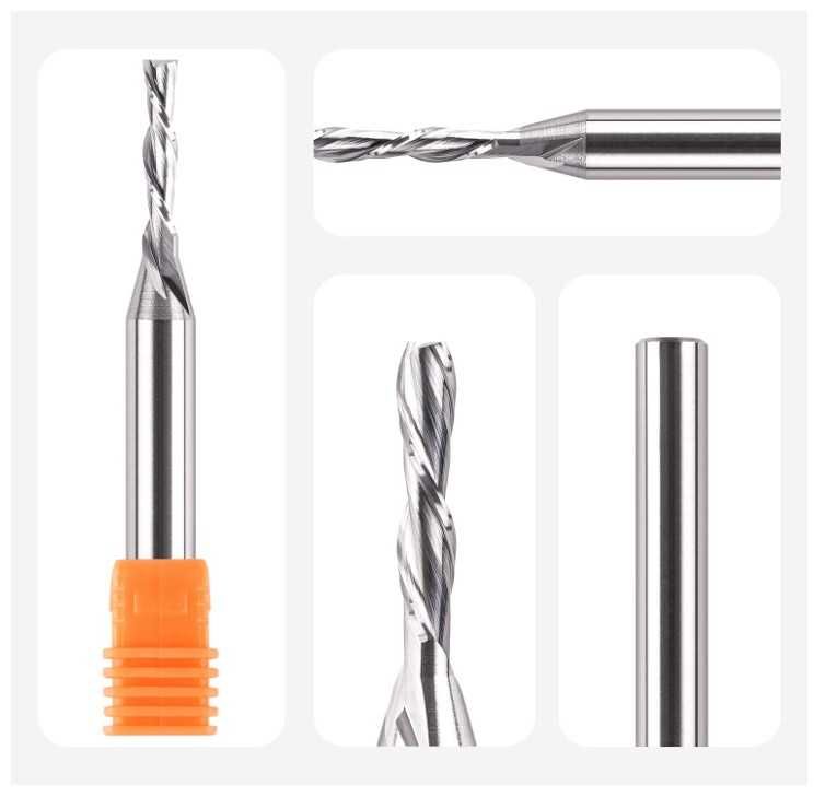 Frez spiralny, uchwyt 8mm, średnica 4mm, długość robocza 20mm SpeTool
