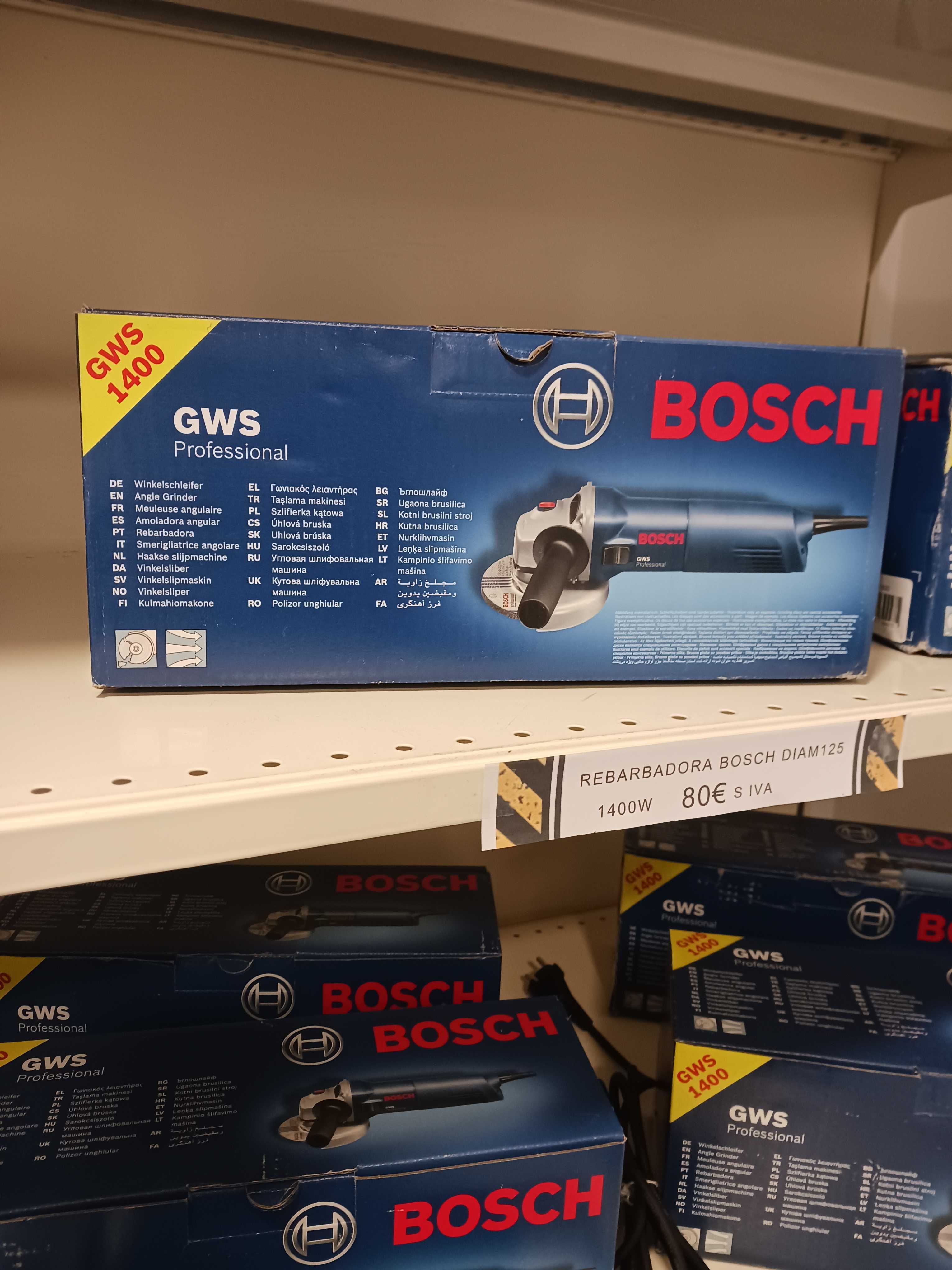 REBARBADORA  BOSCH 1400W 125