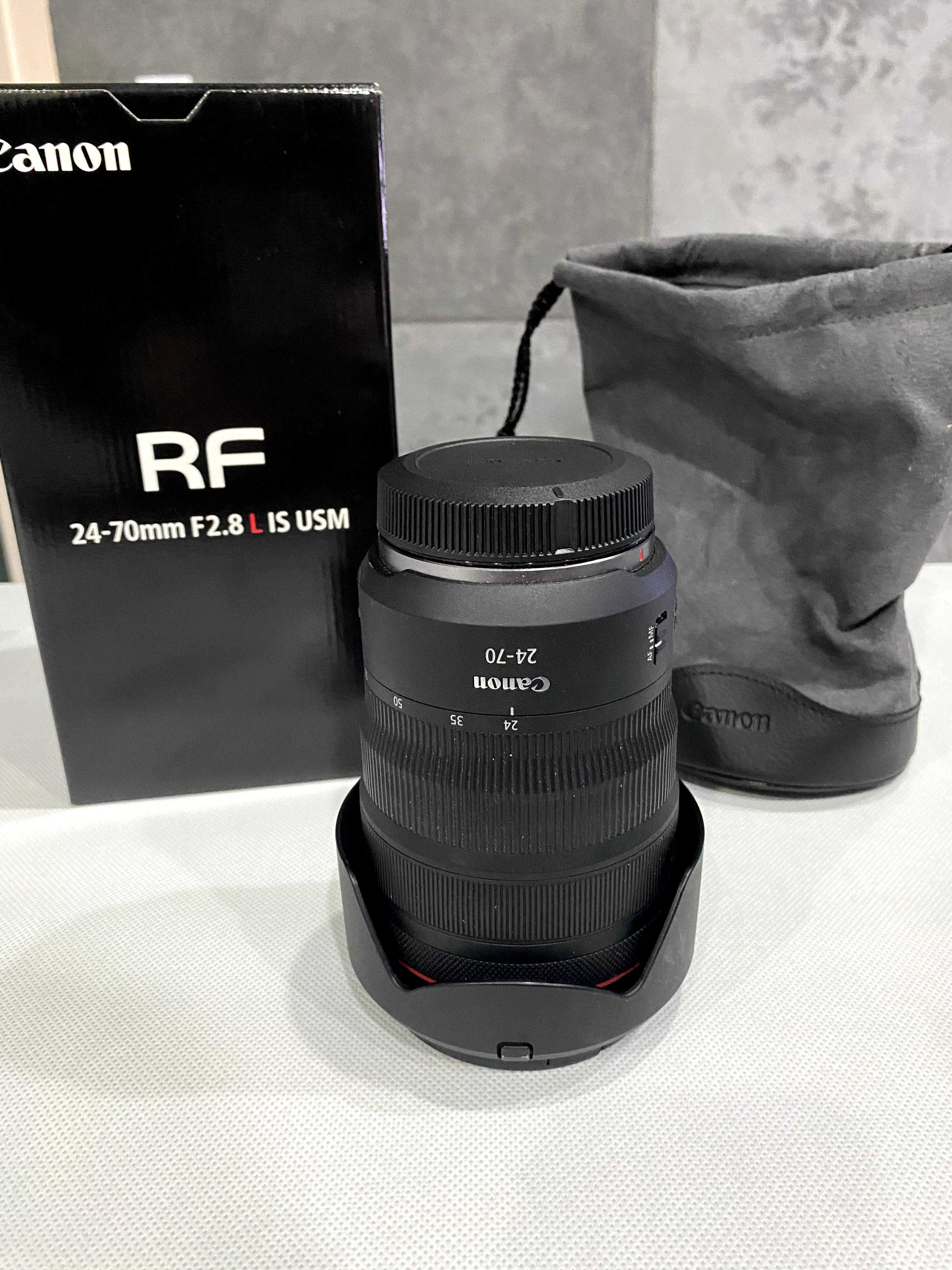 Canon Eos R + obiektyw Canon RF 24-70 mm f/2.8 L IS USM + AKCESORIA