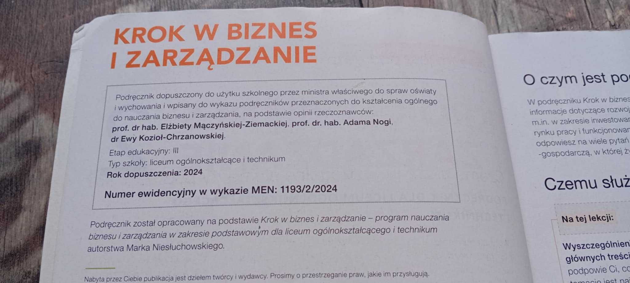 Krok w biznes i zarządzanie 2