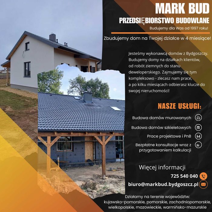 Wykonawca domów murowanych i szkieletowych