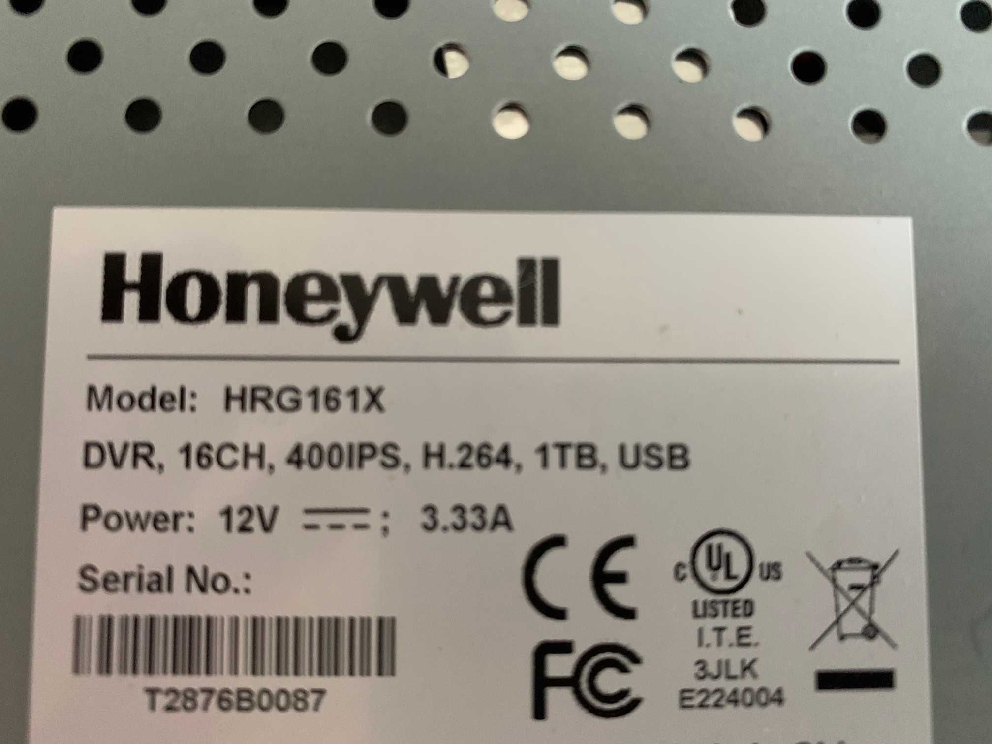 Rejestrator monitoring 16 CH kamer Honeywell HRG161X GRATIS monitor