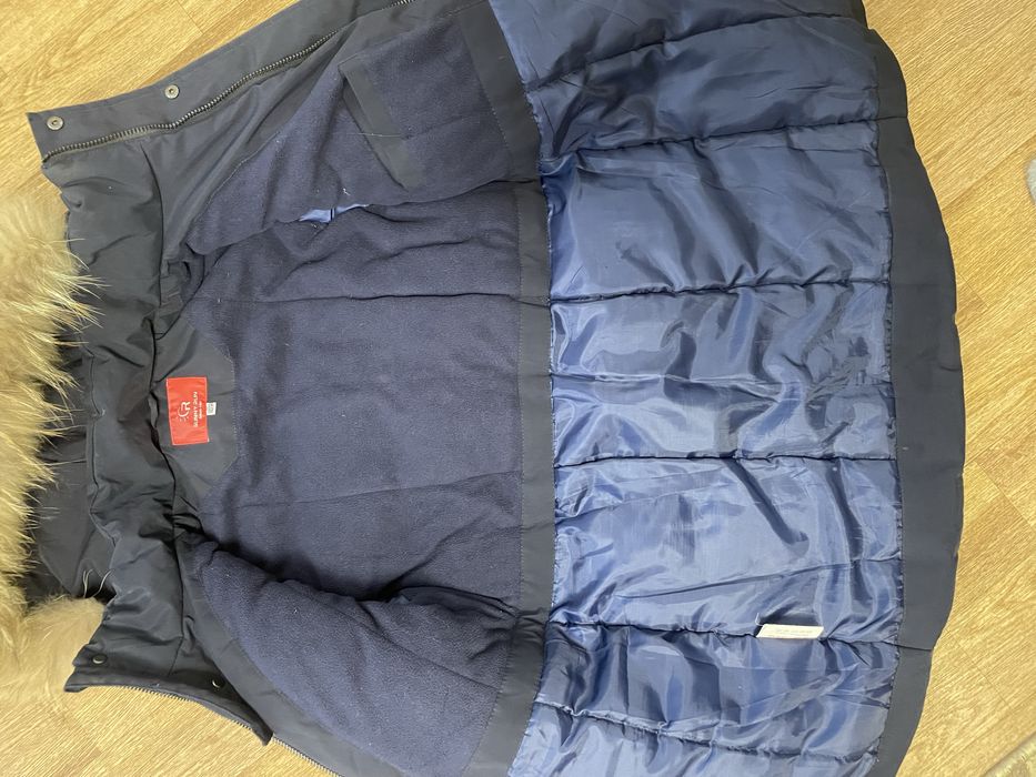 Продам зимнюю крутую парку куртку пуховик р.146-152