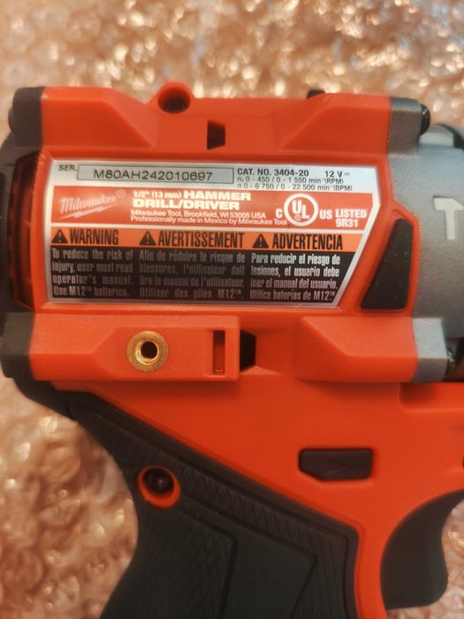 Wkrętarkę udarową Milwaukee 3404-20 M12 FPD2-0 12V 45Nm 13mm