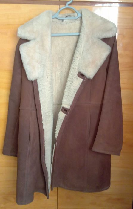 Sprzedam ciepły stylowy kożuch 182 cm z PRL