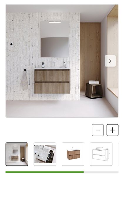 Móvel NOVO suspenso casa de banho WC