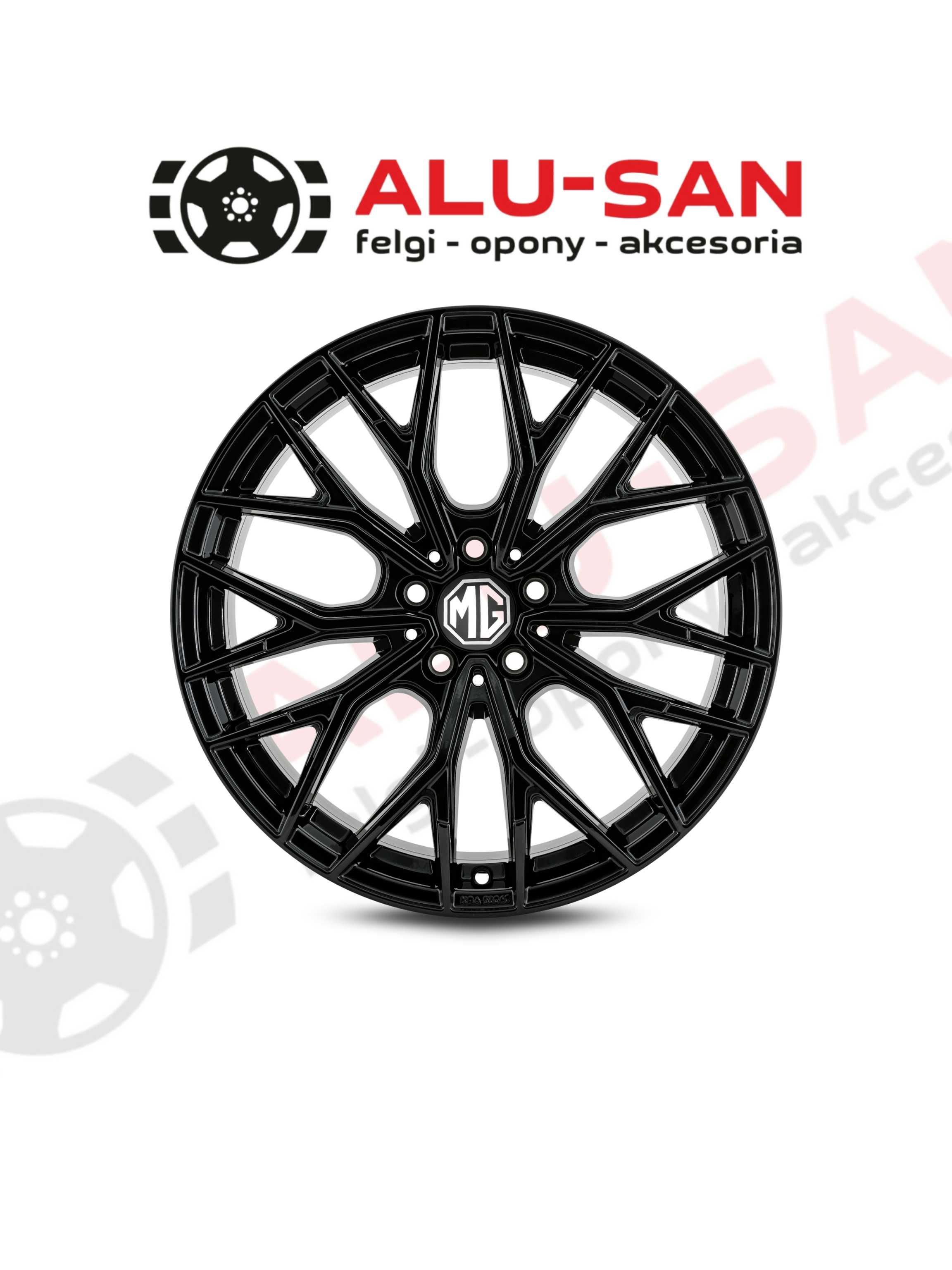 Nowe Alufelgi 18" MG 4 5 ZS EHS HS MG4 MG5 5x112 5x112 Czarny Połysk