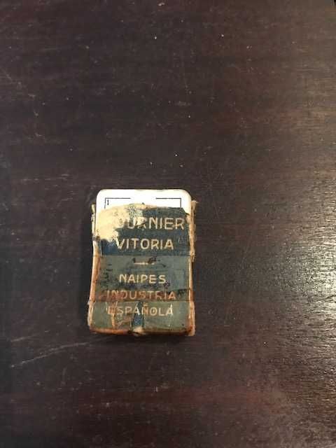 Baralho Cartas pequeno antigo