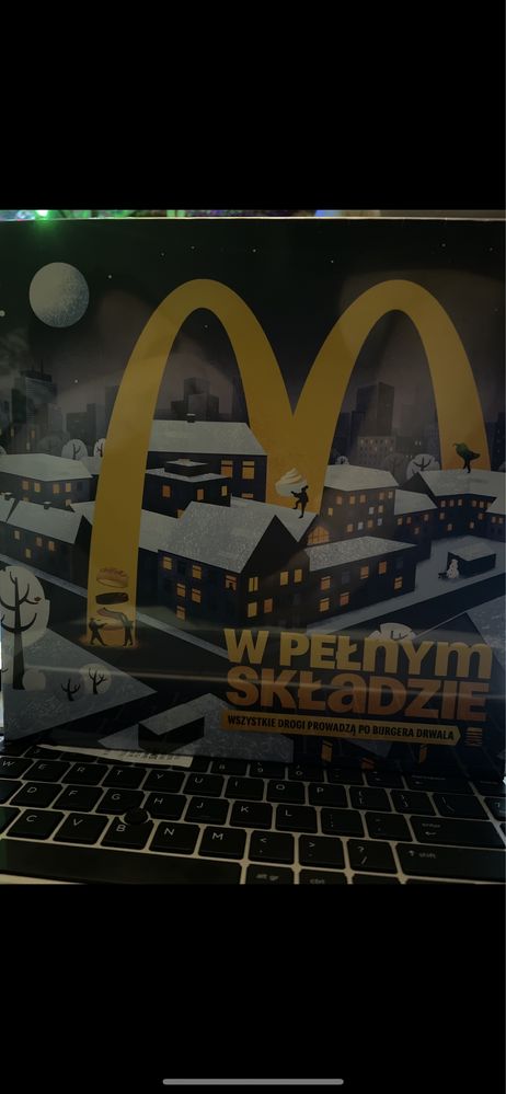 Nowa Gra planszowa mcdonalds w pełnym skladzie