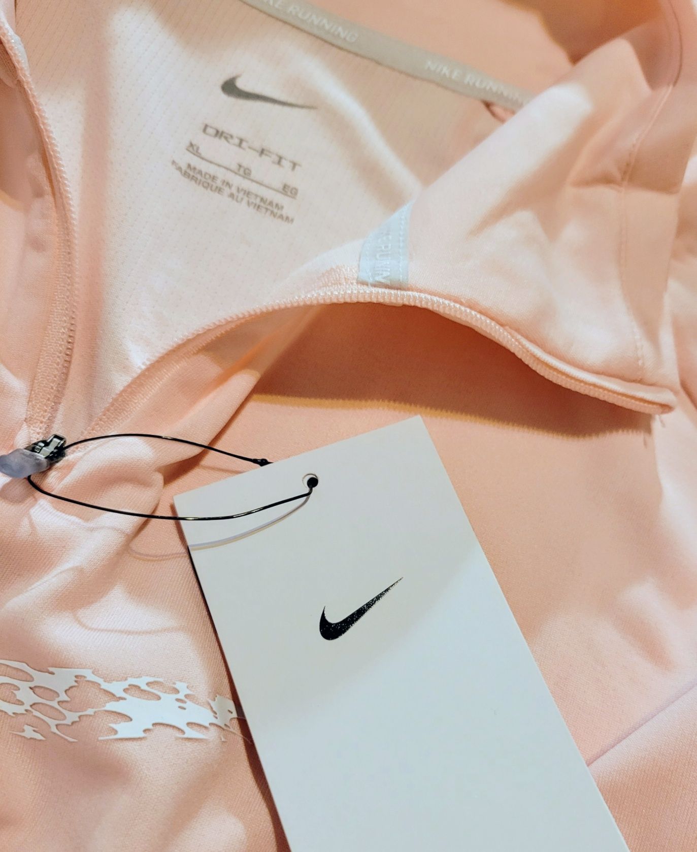 Bluza damska do biegania – Nike Dri-Fit Swoosh Run – Róż (XL)