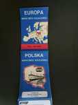 Mapa sieci polejowej na terenie Polski i Europy z 1994 roku