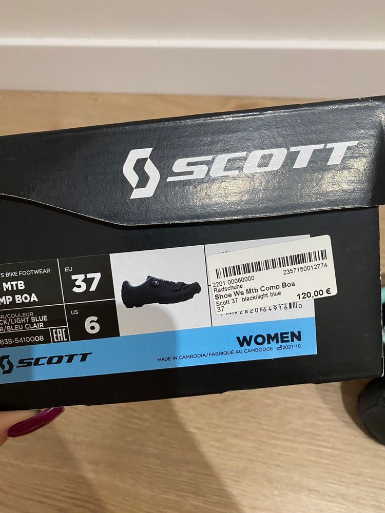 Buty rowerowe damskie Scott MTB Boa Lady - rozmiar 37