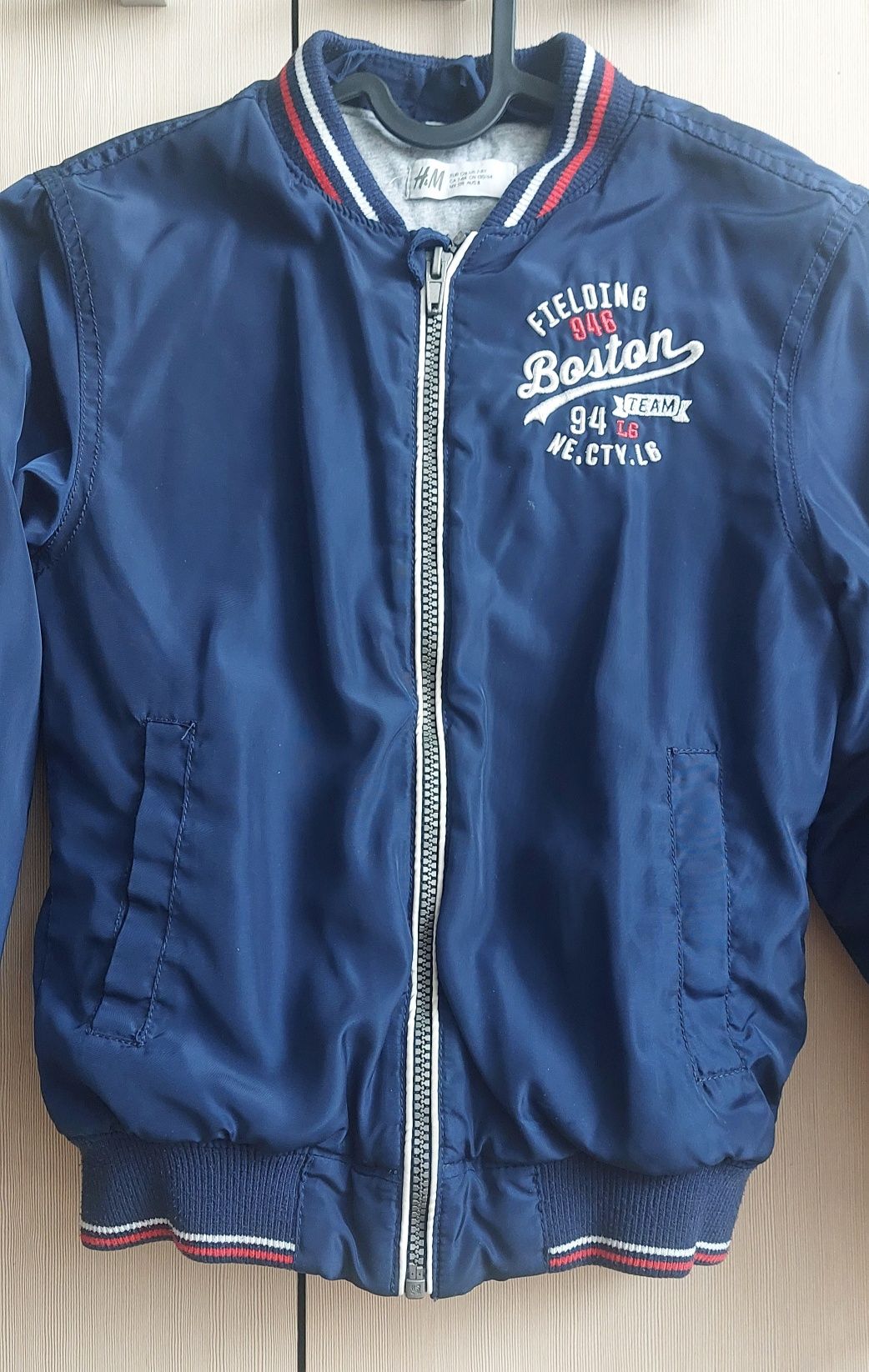 Kurtka bomberka h&m 128 hm wiosenna jesienna przejscówka