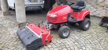 Traktorek toro + pług + zamiatarka komplet do odśnieżania