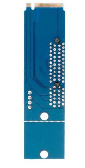 Райзер M.2 to PCI-E 4x (RX-riser-M.2-PCI-E 4x) синий переходник м2