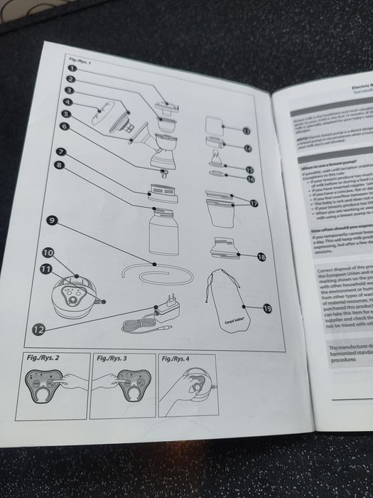 Laktator elektryczny firmy Canpol babies Easy Start.
